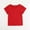 Red, variant on Spazoro Toddler Girls Boys T-Shirts Tees, Short Sleeve Crew Neck Casual Solid Breathable Summer Tops for Kids Unisex Green Size 4 T