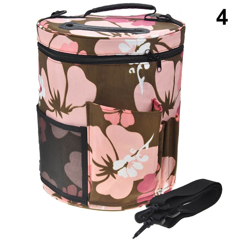 Abilieauty Lightweight Printed Knitting Storage Bag with Single Shoulder Strap