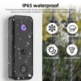 thumbnail image 2 of Doorbell,Battery Powered Door Camera Ip65 Waterproof Audio Wifi Audio Cloud Doorbell Camera Waterproof Wifi Camera Chime Camera Cloud 2-way Audio Wifi Camera Battery Ai Pir Human - Cloud -, 2 of 7