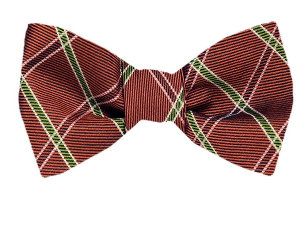 mens rust tie