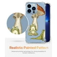 thumbnail image 3 of Yoga Frog Mushroom Clear Case for iPhone 13 Pro,Transparent Soft TPU Bumper Full Cover Case, 3 of 5