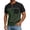 Army Green-02, variant on Men’s Color Block Short Sleeve Henley Shirt, Casual Comfort-Fit Everyday Tee with Chest Pocket