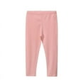 thumbnail image 5 of Bellafa Kids Baby Girls Cotton Solid Leggings 2-Pack Toddler Little Girl Candy Color Tights Stretch Pants 2-8 Years, 5 of 5