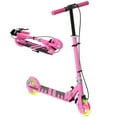 thumbnail image 1 of Qaba Trottinette pour Enfants de 3 à 8 Ans, Trottinettes à Pousser Réglables avec Roues Lumineuses, 1 of 10