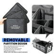 thumbnail image 2 of UTSAUTO Car Trunk Organizer, Foldable Compartments Car Cargo Trunk Organizer, Reinforced Handles Trunk Storage Organizer for Any Cars, SUV, Mini-Van Model Size (Camouflage, 3 Compartments), 2 of 6