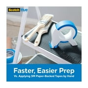 Scotch Blue Painter's Tape Applicator, White, TA3-SB-ES, Includes 1 Roll, 1.41 in.