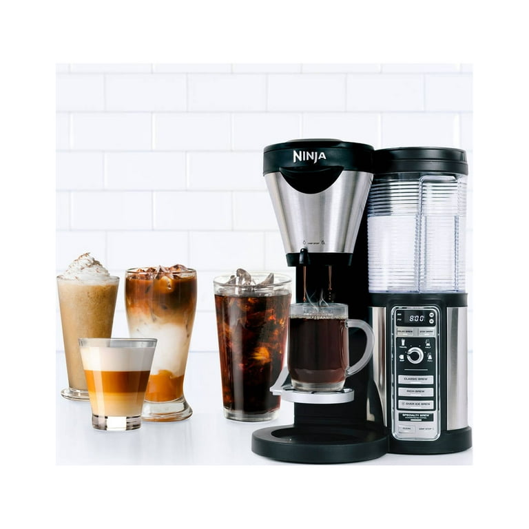 Ninja Coffee Bar Brewer with Glass Carafe and Auto-IQ One Touch  Intelligence CF080Z 