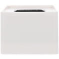 thumbnail image 2 of Milisten Microphone Portable en Forme de Cube Carré avec Logo de Station de Drapeau (Blanc), 2 of 6