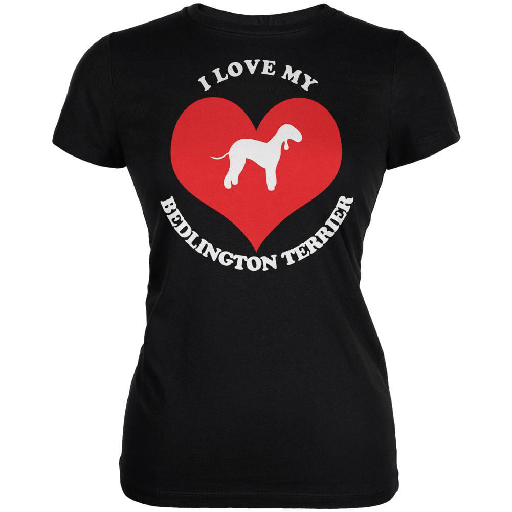I Love Heart Bedlington Terriers hound T-Shirt