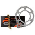 thumbnail image 3 of Primary Drive Chain and Sprocket Kit - Steel Rear/Gold X-Ring Chain For Kawasaki KX250 X 2021-2024, 3 of 3