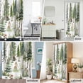 thumbnail image 5 of Shower Curtain Bathroom Set Watercolor Animals Bears Deer Foxes Waterproof Fabric Shower Curtains with Grommets&Hooks, Rabbits Trees Privacy Bath Curtain for Bathtub 60x72in, 5 of 9