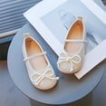 thumbnail image 6 of NOLDARES Girl's Dress Shoes Mary Jane Glitter Low Heel Wedding Party Princess Shoes for Toddler/Little/Big Kids(White,5.5), 6 of 9