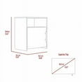 thumbnail image 3 of Atlin Designs Table de Chevet Moderne en Bois Noir Wenge, 3 of 12