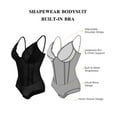 thumbnail image 3 of MANIFIQUE Corset Bodysuit Built in Bra - V Neck Bodysuits for Women Tummy Control Shapewear Concert Outfits Club Tops, 3 of 7
