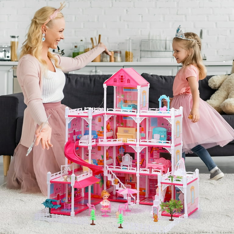 Years Princess Doll House, Doll With 4-Story 11 Rooms