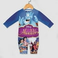thumbnail image 4 of Aladdin Baby Onesie Romper Footless Infant Long Sleeve Jumpsuit for Boys Girls, 4 of 8