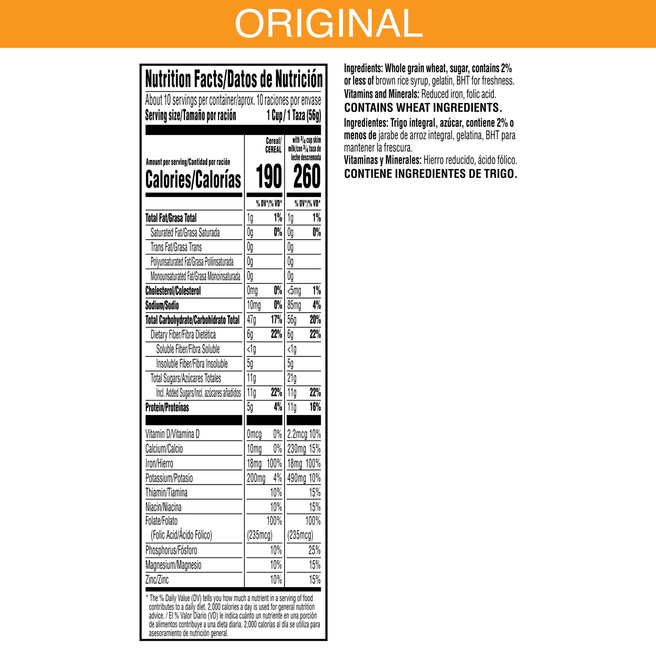 (3 pack) Kellogg's Frosted Mini-Wheats Little Bites Original Breakfast Cereal, Kids Cereal, Family Size, 20.2 oz