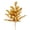 Gold, variant on Vickerman 25" White Artificial Apple Leaf Snowy Bush, 2 per bag.