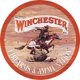 thumbnail image 1 of Placa Metal Vintage Pistola WINCHESTER Pintura Hierro Redonda Arte La Pared 30x30cm, 1 of 9
