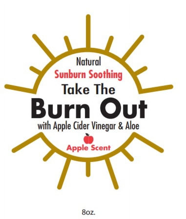Take The Burn Out All-Natural Sunburn Relief Spray Made with Apple Cider  Vinegar and Aloe 