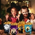 thumbnail image 2 of Monebena 4Pcs Halloween Supplies Theme Favor Boxes Halloween Popcorn Box Spooky Treat Boxes Scary Event Food Container Pop Corn Containers for Holloween and Events, 2 of 10