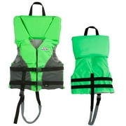 Stearns Youth Heads Up Series Life Jacket, Green/Black