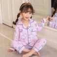 thumbnail image 3 of Pokemons Pikachu, conjuntos de pijamas para niños, ropa de dormir Kawaii Cinnamoroll de manga larga, conjuntos de ropa para niños pequeños, ropa de dormir para niños y niñas, ropa de casa, 3 of 5