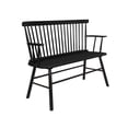thumbnail image 6 of Spindle Back and Arm Rest Bench - Cozy Seating in Primary Living Space, 6 of 6