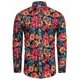 thumbnail image 1 of Camisa hawaiana de manga larga, camisa floral, camisas de moda para hombres, blusa de playa, blusas de flores, ropa para hombres, camisas con cuello vuelto, 1 of 6