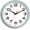 D_blue-gray, variant on Wall Clock Silent Non-Ticking Modern Clock Battery Operated 8 Inch Small Classic Analog Decorative for Kitchen, Living Room, Office, Bedroom, Bathroom (Blue)