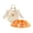 Apricot, variant on RUINIXCW Baby Girl First Halloween Outfit Fashion Long Sleeve Pumpkin Embroidery Tops with Tulle Skirt, Headband 3Pcs Fall Set