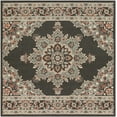 thumbnail image 4 of Hauteloom Roseglen Living Room, Bedroom Patio Outdoor Area Rug - Traditional - Black, Sage, Dark Red - 7'3" x 10'6", 4 of 9