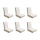 thumbnail image 1 of Naiovety cubiertas de silla del poliéster 6pcs con la tela impermeable apropiada del aspecto elegante fácil instalar Decoración del hogar, 1 of 6