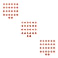 thumbnail image 4 of Dijes de Letras Iniciales Sonducket 26 Piezas Regalo de Aniversario Rojo, 4 of 6