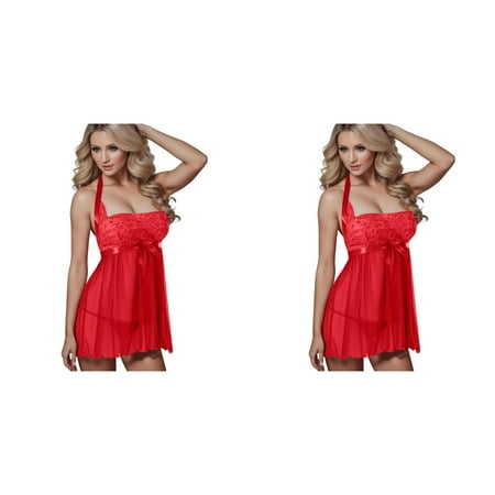 2 Pack Women Plus Size Garter Chemise Blind Fold Lingerie Women s Pajamas Open Cup Lingerie Garter Lingerie for Women Bra Lingerie for Women Lingerie for Women plus Size Set Pajamas for Women
