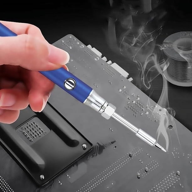 Kits de soldador de hilo para herramientas y mejoras para el hogar, 3 velocidades, voltajes ajustables, batería de 650 mAh, bolígrafo con adaptador USB, kits de herramientas de soldadura, soldador elé