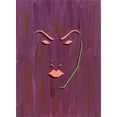 thumbnail image 2 of Pazan, Tony 24x32 White Modern Wood Framed Museum Art Print Titled - Mask, 2 of 4