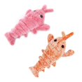 thumbnail image 4 of 1pcs Homard Électrique Coloré en Forme de Chair Homard Électrique USB simulation de Crevette Jouet en Peluche pour Chat, 4 of 8
