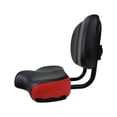 thumbnail image 1 of Asiento de bicicleta, asiento de bicicleta, asiento de bicicleta, cojín de asiento ancho con respaldo, asiento de bicicleta de ejercicio absorbente de Rojo, 1 of 8