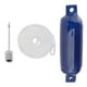 thumbnail image 2 of Defensas para barcos, protección solar marina inflable con pasador inflable acanalado doble Cuerda Blanca Azul, 2 of 9