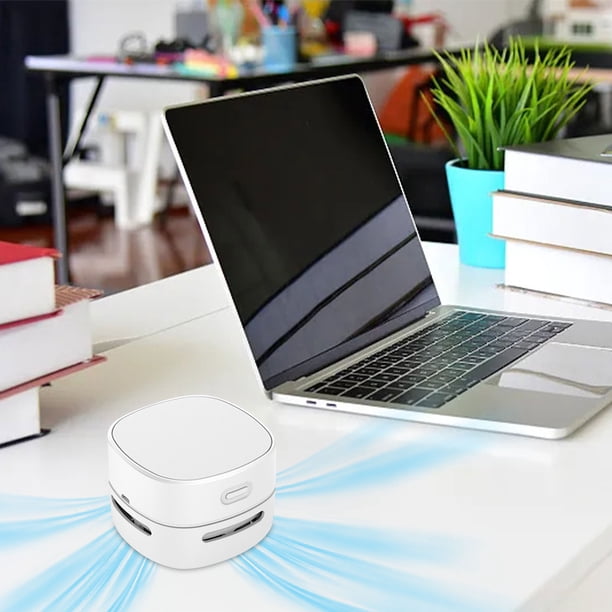 Fiudx Aspiradora Portátil, Miniaspiradora Deskmate, Aspiradora de Mano Inalámbrica Cornerpro, Regalo para Niños, Ideal para Usar En Escritorio, Ideal para Oficina En Casa, Puerto Recargable Usb.