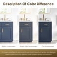 thumbnail image 6 of Altair 557054-WH-GW-NM Gavino 54" Free Standing Double Basin Vanity Set - White, 6 of 7