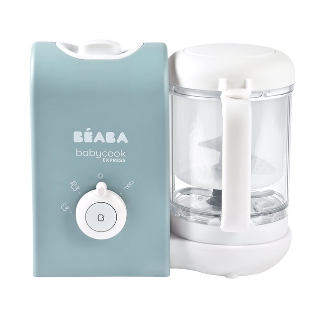 BEABA Babycook Express: el cocinero más rápido, fabricante de alimentos para bebés, procesador de alimentos para bebés, vaporizador de alimentos para bebés, gran capacidad, prepare alimentos saludable