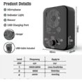thumbnail image 2 of Dog Anti Bark Device Adjustable Frequency 3 Ultrasonic Anti Bark Device Dog Training Anti Bark For TAO, 2 of 4
