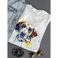thumbnail image 3 of Pastell Colorful Dalmatian T-Shirt Women -Weekday Best Designs, Female Large, 3 of 4