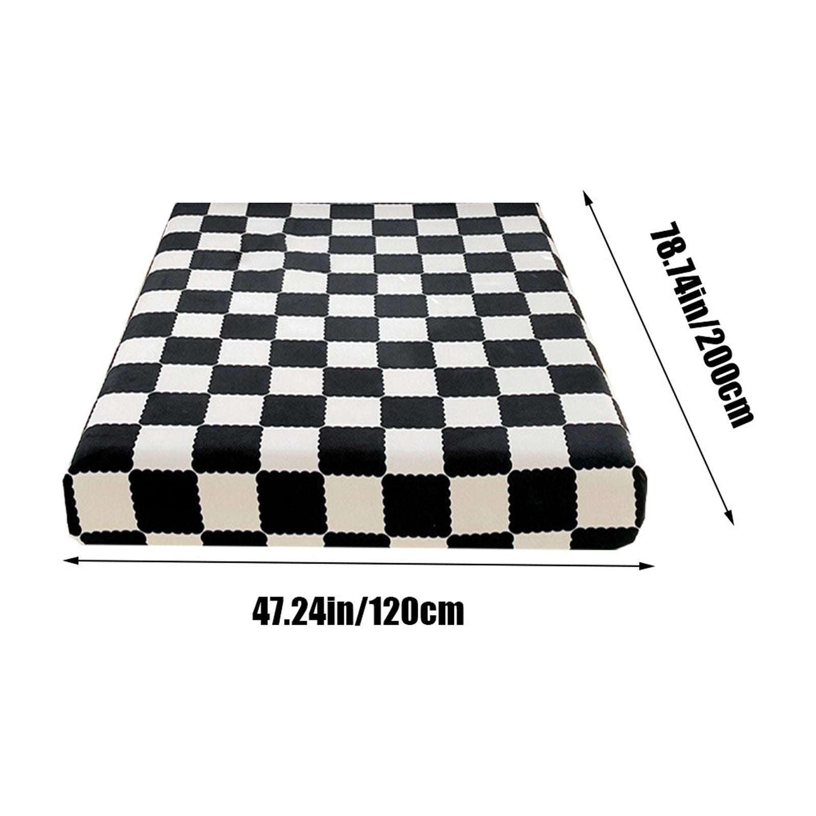 Hmgxay Fitted Sheet, Bed Mattress Protector, Cotton Quilted Cover, Non-Slip Breathable Bed Liner(47.2x78.7 Inches)