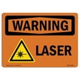 thumbnail image 1 of SignMission OS-WS-A-1218-L-12663 Panneau d'Avertissement OSHA 12 x 18 Po - Laser, 1 of 1