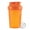 Orange, variant on Shaker Bottle for Protein Powder w. Classic Loop Top & BPA free,Secure Screw-On Lid, Stay Open Flip Cap,BPA Free-16oz-400ML-blue