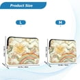 thumbnail image 4 of FORMRS 15"-15.6" Laptop Sleeve Protective Case Soft Carrying Quilted Computer Bag Cover, Beige Clouds, 4 of 7