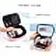 thumbnail image 3 of Hongchun Portable Double Layer Makeup Bag Waterproof Toiletry Bag Large Capacity Cosmetic Bag, 3 of 5